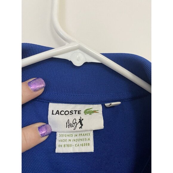 Lacoste Sport Andy Roddick Men’s Tennis Polo Shirt 4XL Striped Pullover 9 - Picture 8 of 10